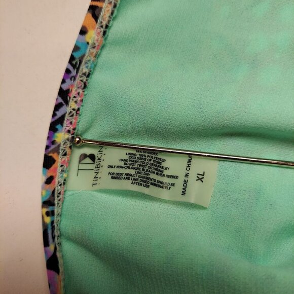 TiniBikini Womens XL Swimsuit Bikini set Beachy Coastal wire Push-up Bra strappy - Picture 6 of 15